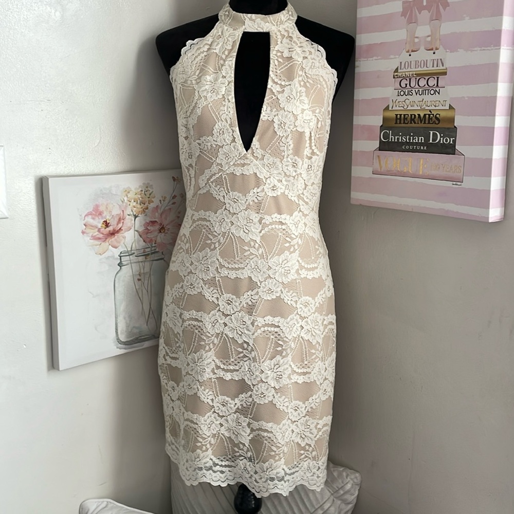 Lace Halter Dress